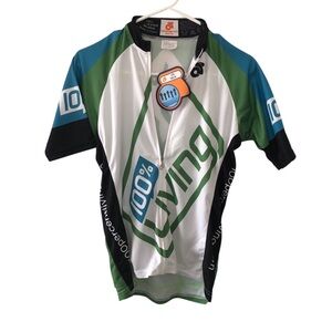 Mens Size Medium Short Sleeve Cycling Jersey NWT Race Cut Champion Systems